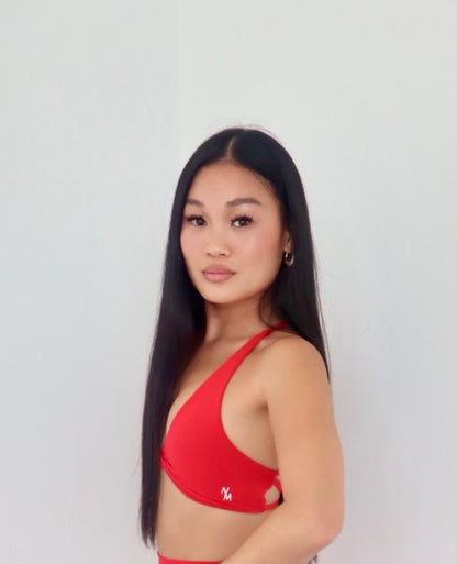 Crimson Red Bra 300s