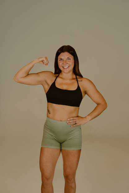 Sage Green Woman Shorts