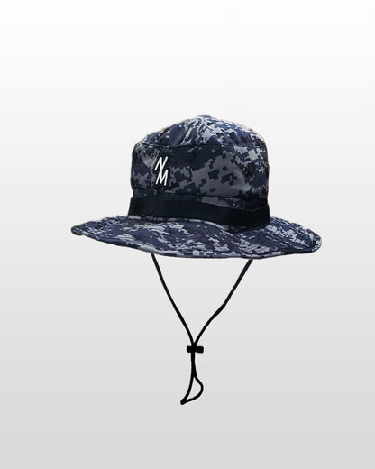 Navy Digital Bucket Hat